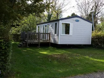 Mietunterkunft - Mobilheim Confort 31M² - 2 Schlafzimmer - 2 Badezimmer - Überdachte Terrasse - Camping Risle et  Seine - Domaine des Etangs