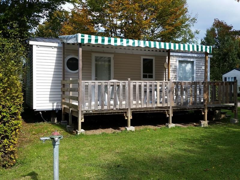 Mobilheim Confort 29 m² - 3 Schlafzimmer - überdachte Terrasse