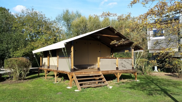 Ecolodge Toilé Meublé 35 M² - 2 Chambres - Sans Sanitaires - Terrasse Couverte Face Aux Étangs
