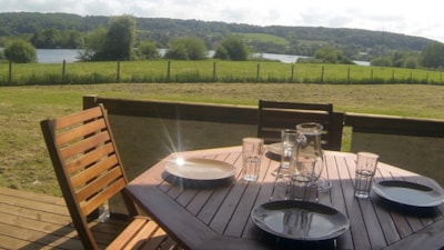 Canvas ecolodge 35 m² - 2 bedrooms - without sanitary facilities - covered terrace facing — 3