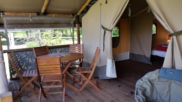 Ecolodge Toilé Meublé 35 M² - 2 Chambres - Sans Sanitaires - Terrasse Couverte Face Aux Étangs