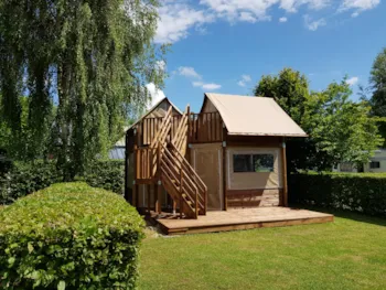 Mietunterkunft - Cabatente Möbliert Mit Küche Und Badezimmer 29M² - 2 Schlafzimmer - - Camping Risle et  Seine - Domaine des Etangs