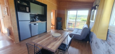 Privilège cottage on stilts 35m² - 1 bedroom + 1 alcove - dishwasher - terrace facing the ponds — 7