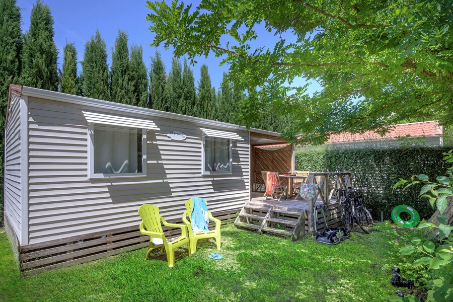 Location - Mobil Home Ciela Confort Compact - 2 Chambres - Ciela Village Camping Les Fontaines, Pernes-les-Fontaines