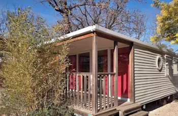 Mietunterkunft - Mobilheim Sun + Clim Tv - 2 Schlafzimmer 28M² - Clico Chic - Camping L'Orée d'Azur