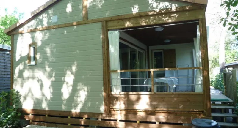 Mietunterkunft - Chalet Top Presta - 2 Schlafzimmer 44M² - Clico Chic - Camping L'Orée d'Azur