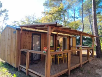 Mietunterkunft - Mobilheim Kids Top Presta - 2 Schlafzimmer 29M² - Clico Chic - Camping L'Orée d'Azur