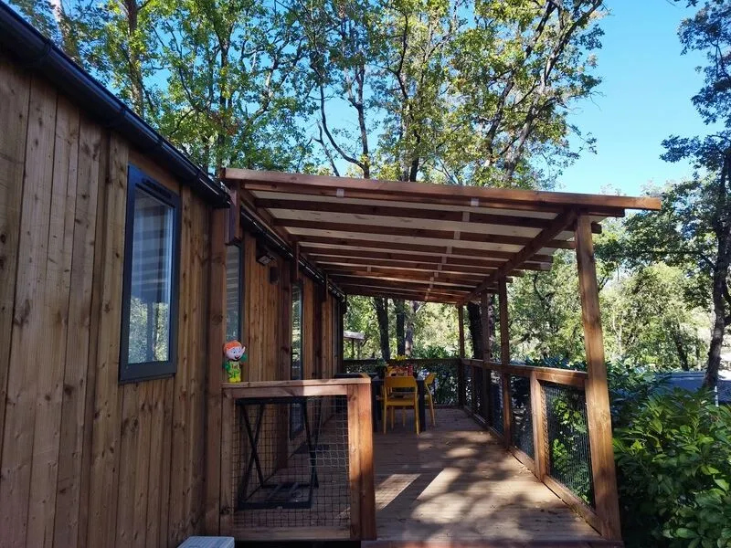 Mietunterkunft - Mobilheim Super Family Top Presta - 4 Schlafzimmer 40M² - Clico Chic - Camping L'Orée d'Azur
