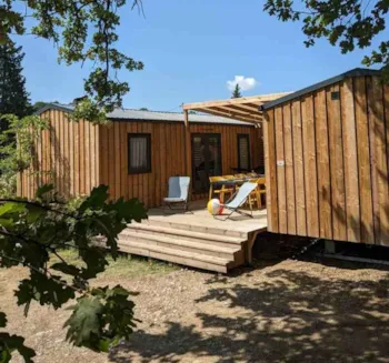 Mietunterkunft - Mobilheim Tribu Top Presta - 5 Schlafzimmer 51M² - Clico Chic - Camping L'Orée d'Azur