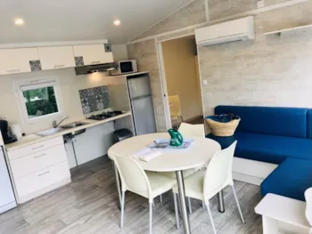 Mietunterkunft - Mobilheim Glanum Xl 37M² - 2 Schlafzimmer  (Behindertengerecht) - Camping MONPLAISIR PROVENCE**** 
