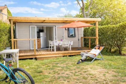 Mobilhome Bahia - 20 M² + Terrazza E 1 Camera (Wi-Fi, Tv, Aria Condizionata...)