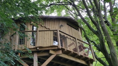 Wooden cabin Le Nichoir - Private Spa