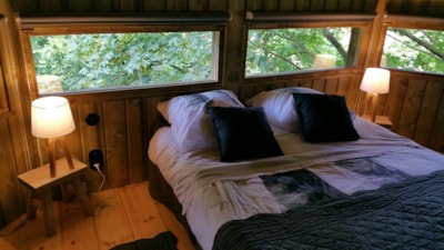 Wooden cabin Le Nichoir - Private Spa
