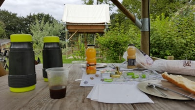 Tent Bivouac (on mezzanine with picnic table and electricity)