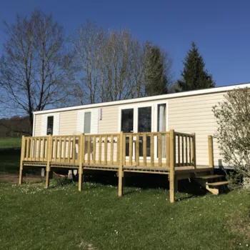 Mietunterkunft - Mobilheim Confort - 4 Zimmer - Château des Tilleuls