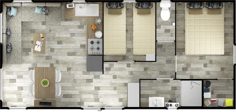 Mobil-Home Premium - 2 Chambres