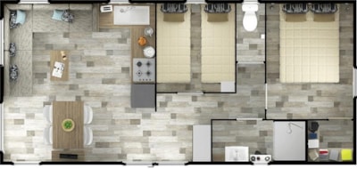 Mobile-home Premium - 2 bedrooms