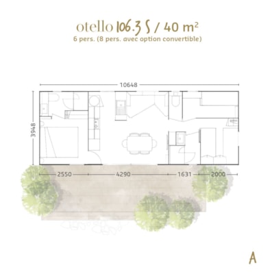 Mobile home Prestige- 3 bedrooms - 2 bathrooms