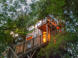 Location - Cabane Sur Pilotis - L’Observatoire - Bain À Remous - Château des Tilleuls