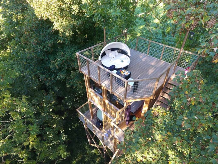 Cabane Sur Pilotis - L’Observatoire - Bain À Remous