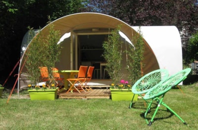 Canvas bungalow Coco Quattro - without toilet blocks
