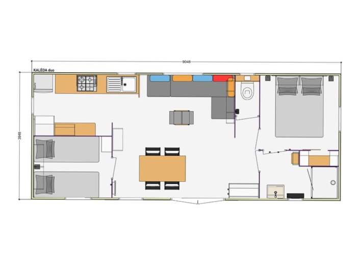 Mobil-Home Premium - 2 Chambres