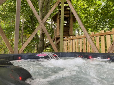 Wooden cabin Le Nichoir - Private Spa