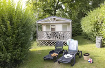 Mietunterkunft - Mobilheim Confort - 2 Zimmer - Château des Tilleuls