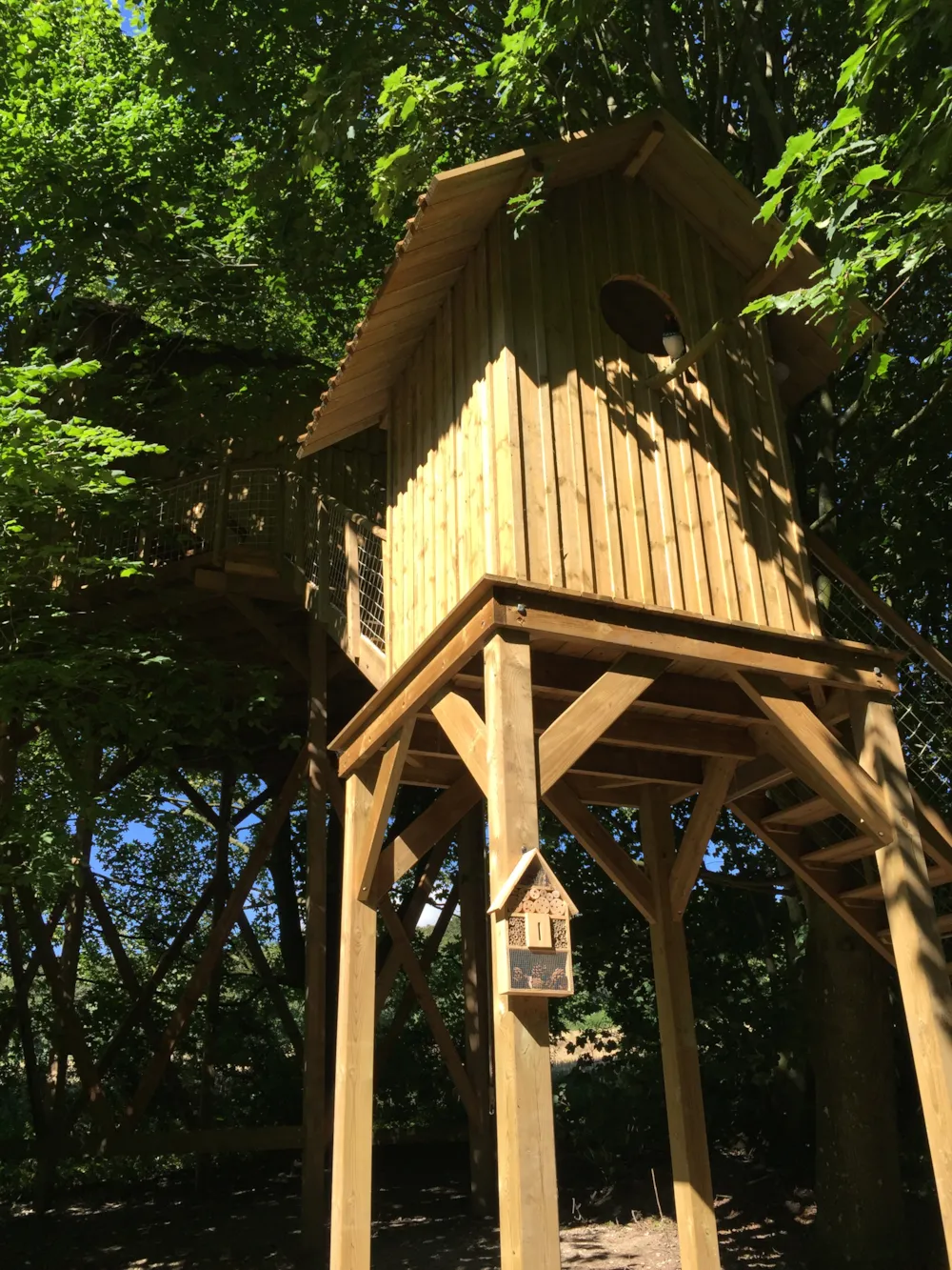 Accommodation - Wooden Cabin Le Nichoir - Private Spa - Château des Tilleuls