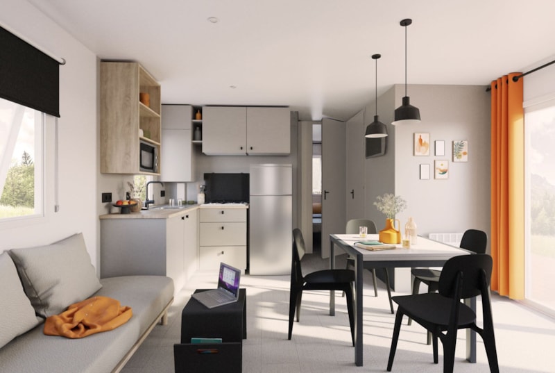 Mobil-home Premium - 4 chambres - 2 salles de bains 8 pers.
