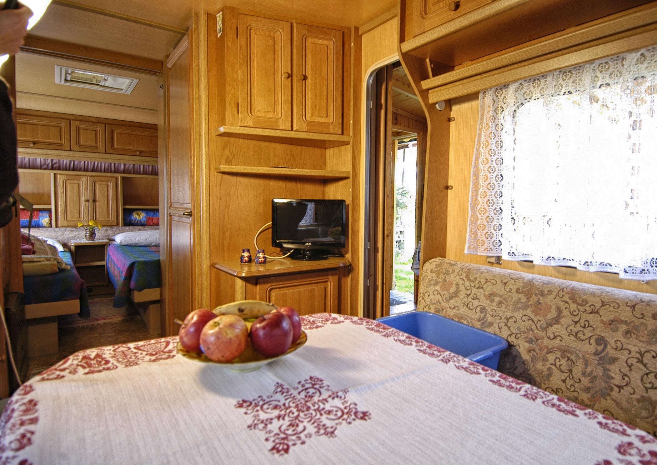 Location - Caravane - Chauffage En Sus (Hiver) - Camping Catinaccio Rosengarten