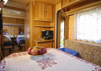 Mietunterkunft - Wohnwagen - Heizungskosten/Strom Zusätzlich - Camping Catinaccio Rosengarten