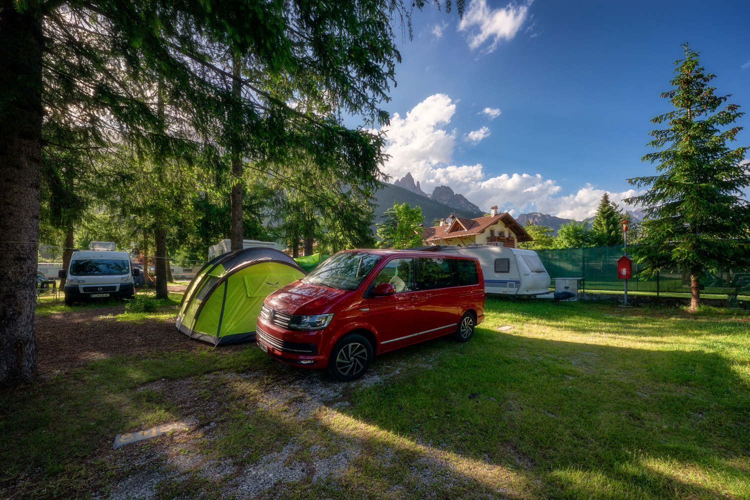 Emplacement - (Area 1) Classic Pitch  Vw Bus/Camper/Caravan/Trailer Tent - Camping Catinaccio Rosengarten