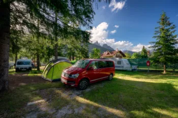 Stellplatz - (Zone 5/6) Classic Stellplatz Wohnmobil/Wohnwagen/Grosse Zelt/Vw Bus - Camping Catinaccio Rosengarten