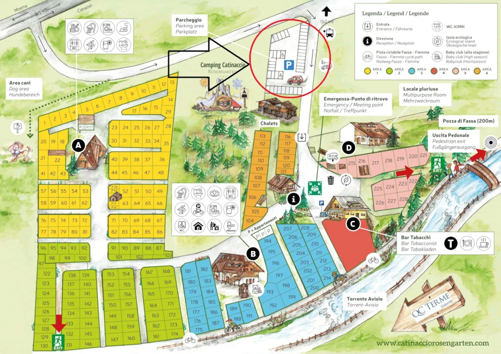 Kamper Stellplatz Am Eintritt Des Campings (Kein Wohnwagen - Kein Zelt)