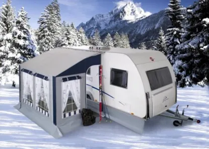 Caravan Trailer Winter + Car Pitch Only