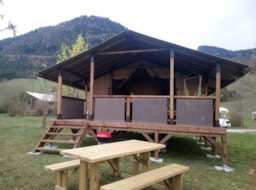 Huuraccommodatie(s) - Lodge Altitude - Camping Belle Roche