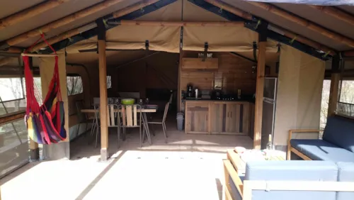 Location - Lodge Espace - image n°2 - Camping Belle Roche