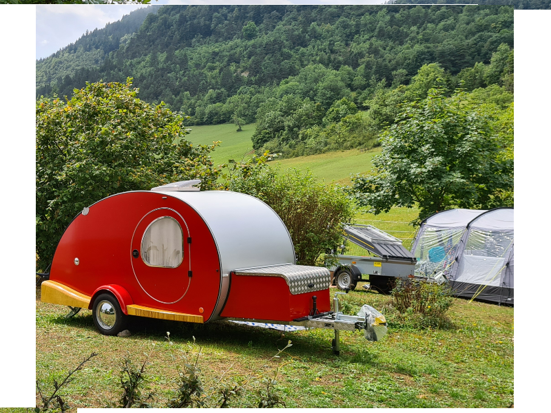 Accommodation - Caravane Vintage  Mydrop Sur Place - Belle Roche