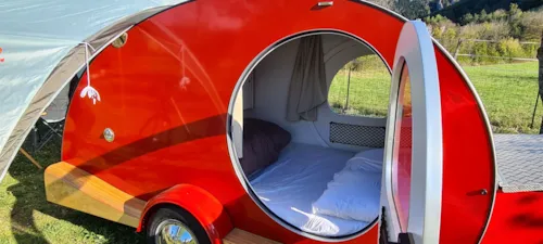 Location - Caravane Vintage  Mydrop Sur Place - image n°5 - Camping Belle Roche