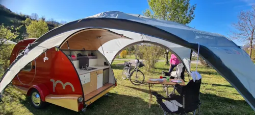 Location - Caravane Vintage  Mydrop Sur Place - image n°7 - Camping Belle Roche