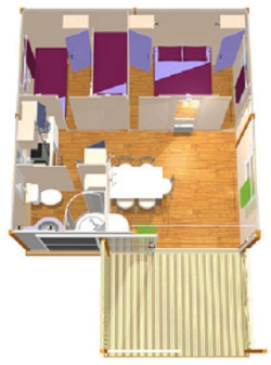 Chalet Country 2 chambres
