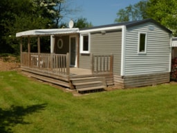 Location - Mobilhome Tendance 2 Chambres - Camping la Roseraie d'Omaha