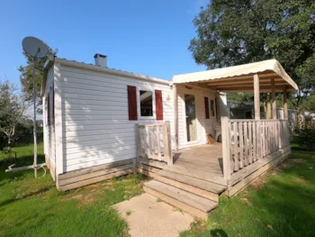 Mietunterkunft - Mobilhome Klassic 2 Zimmer - Camping la Roseraie d'Omaha