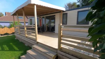 Mietunterkunft - Mobilhome Tribu 4 Zimmer - Camping la Roseraie d'Omaha