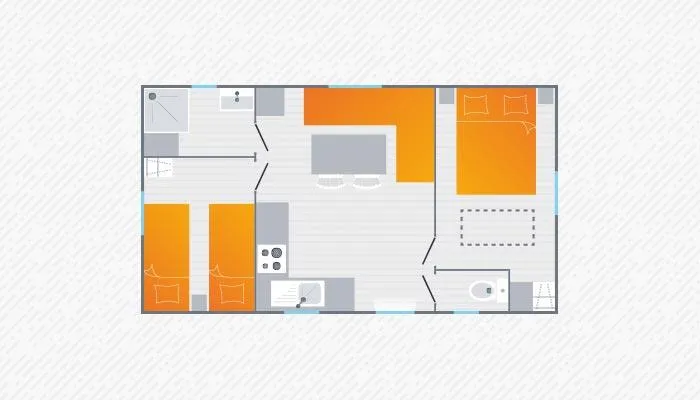 Mobil-Home Family 2 Chambres