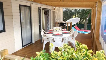 Mietunterkunft - Mobilheim Prestige 2 Schlafzimmer - Camping des 2 Plages