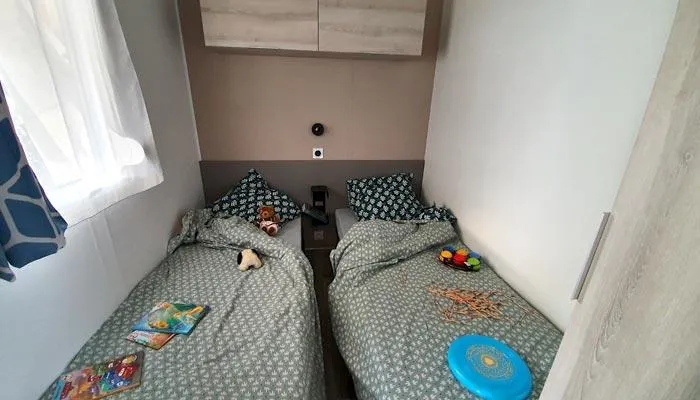 Mobil-Home Prestige 2 Chambres Lits Fait, Wifi, Clim, Barbecue, 2 Vélos Et Ménage Compris