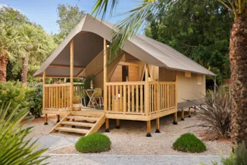 Mietunterkunft - Eco'logde 2 Schlafzimmer - Camping des 2 Plages