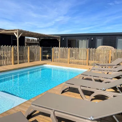 Cottage Aqua Suite 4Ch Avec Piscine Privé , Lits Fait, Wifi, Clim, Barbecue, 2 Vélos Et Ménage